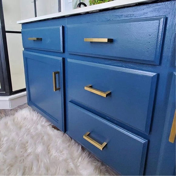 15 pack 10” Golden Warm LSJ12GD256 Kitchen Square T Bar Cabinet Door Handles NEW - Picture 2 of 16